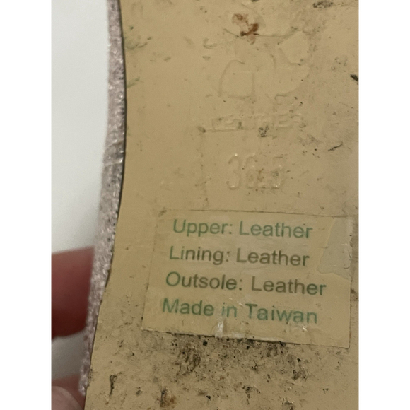 ALL BLACK Sz Euro 36.5 US 6.5 Women’s Shimmery Pale Rose Gold Pointed Toe Flats - Picture 8 of 8